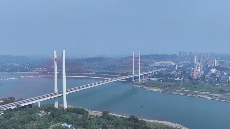 連通酒城民心路，再添瀘州新地標(biāo)——瀘州市納溪長江大橋建成通車